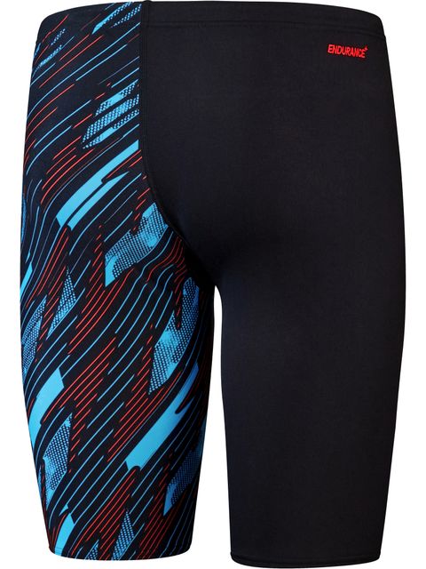 Speedo V-Cut Jammers - Hyperboom/Blue/Red