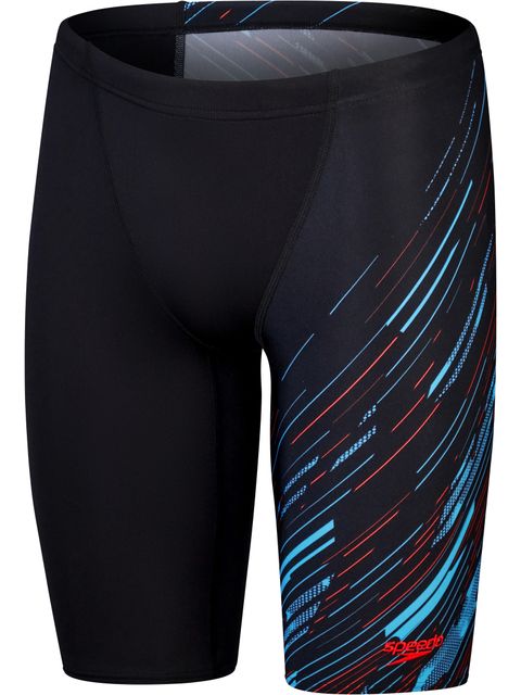 Speedo V-Cut Jammers - Hyperboom/Blue/Red