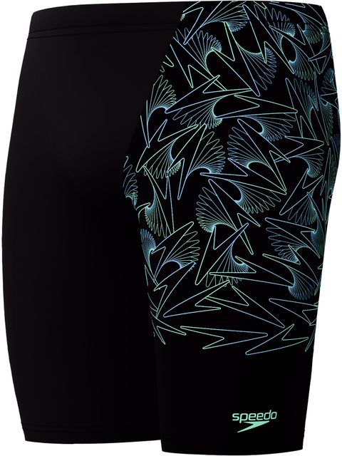 Speedo Hyperboom Jammers - Black/Alfalfa Green