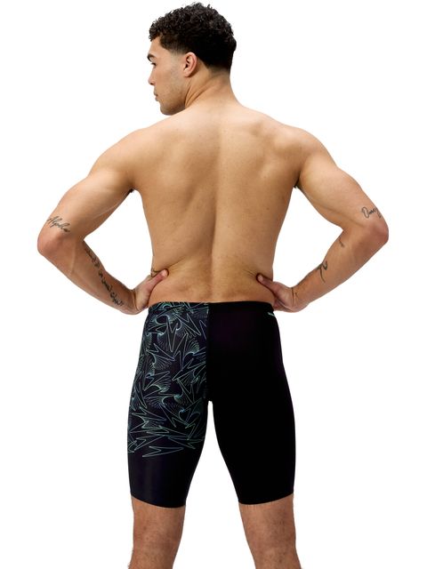 Speedo Hyperboom Jammers - Black/Alfalfa Green
