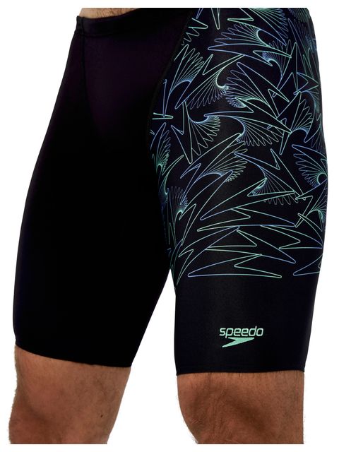 Speedo Hyperboom Jammers - Black/Alfalfa Green