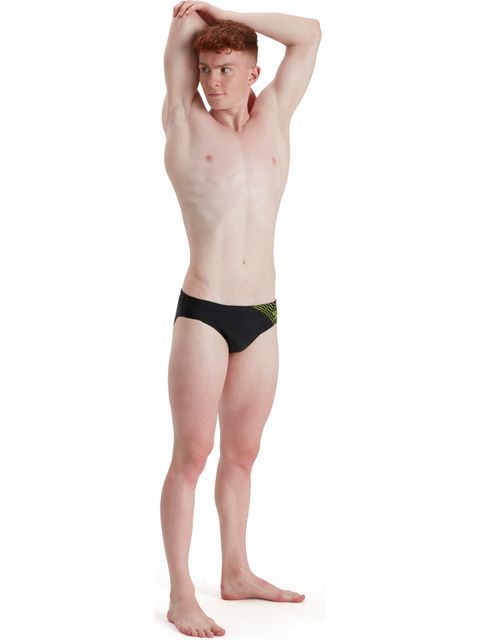 Speedo 7cm Briefs - Medley Logo Atomic Lime