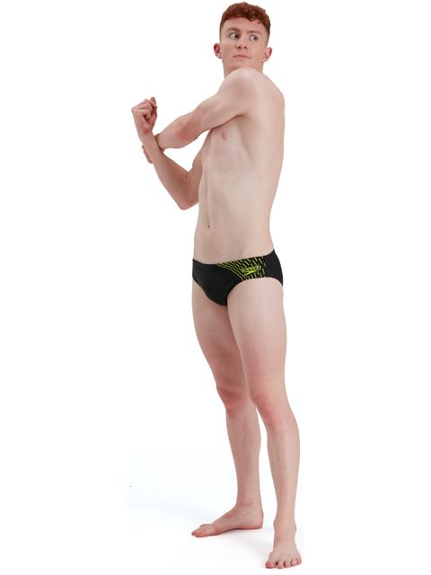 Speedo 7cm Briefs - Medley Logo Atomic Lime