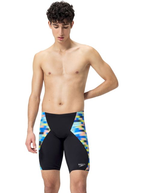 Speedo V-Cut Jammers - Blue/Lemon
