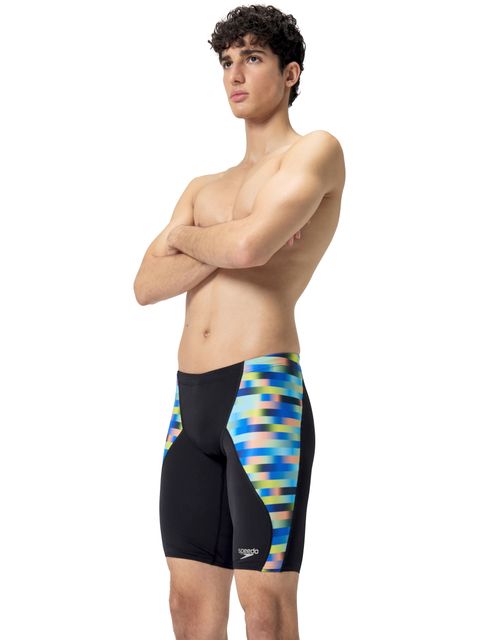 Speedo V-Cut Jammers - Blue/Lemon
