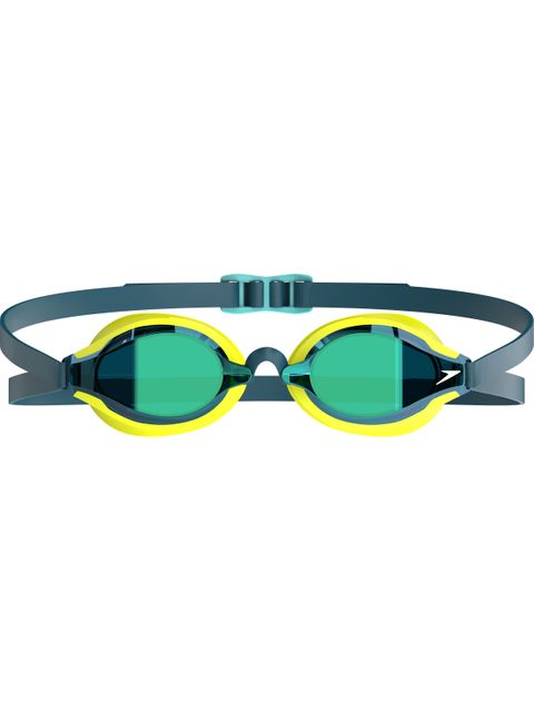 Speedo Fastskin Speedsocket 2.0 Goggles - Emerald Mirror/Hyper Yellow/Cobalt