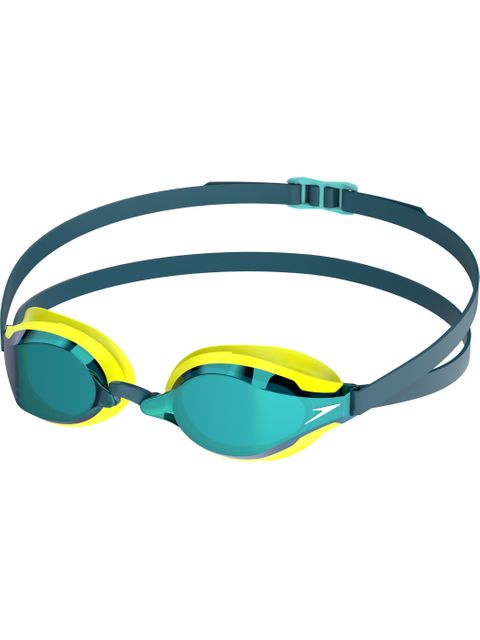 Speedo Fastskin Speedsocket 2.0 Goggles - Emerald Mirror/Hyper Yellow/Cobalt