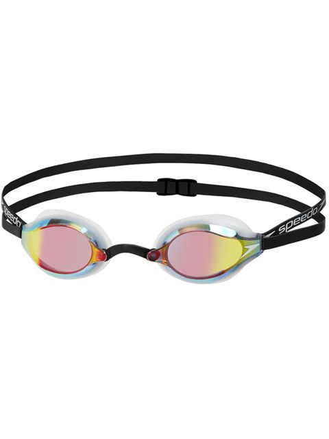 Speedo Fastskin Speedsocket 2.0 Goggles - White / Gold Mirror