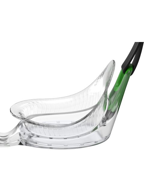 Speedo Futura Classic Clear Goggles - Fluro Green & Clear