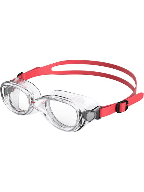 Speedo Futura Classic Junior Clear Goggles - Lava Red & Clear