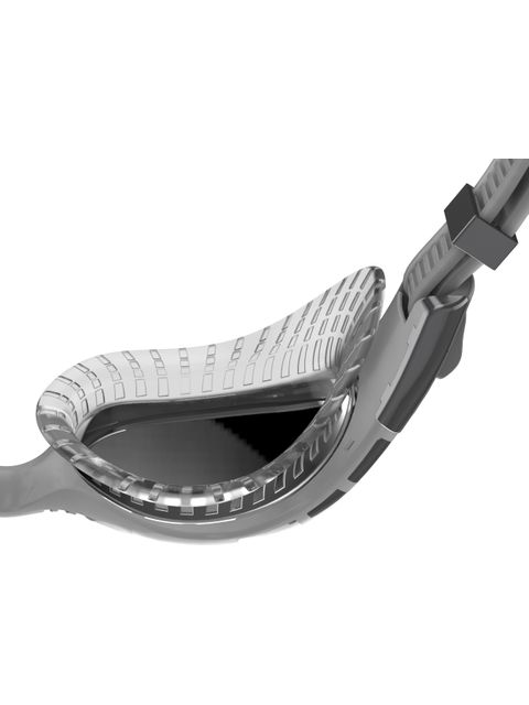 Speedo Futura Biofuse Flexiseal Mirrored Goggles - Cool Grey & White
