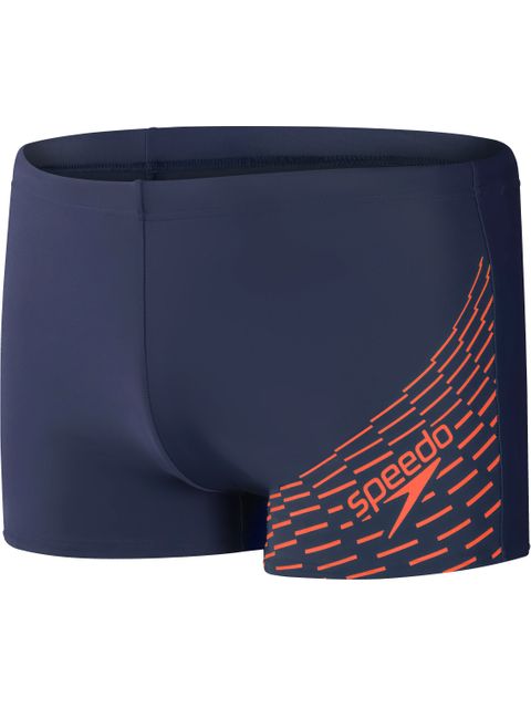 Speedo Medley Logo Aquashorts - Navy/Orange