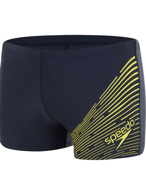 Speedo Medley Logo Aquashorts - Navy/Lemon