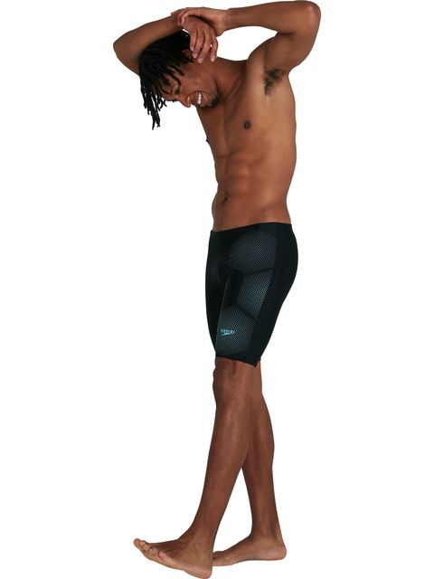 Speedo Tech Placement Jammers - Black/Light Adriatic