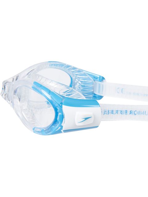 Speedo Futura Biofuse Flexiseal Junior Clear Goggles - Clear & White