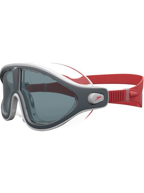 Speedo Biofuse Rift Swim Mask - Smoke/Lava Red/Oxid Grey