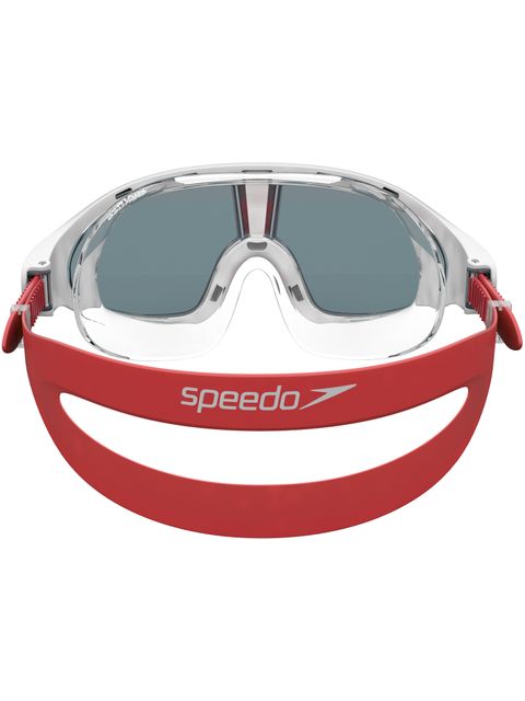 Speedo Biofuse Rift Swim Mask - Smoke/Lava Red/Oxid Grey