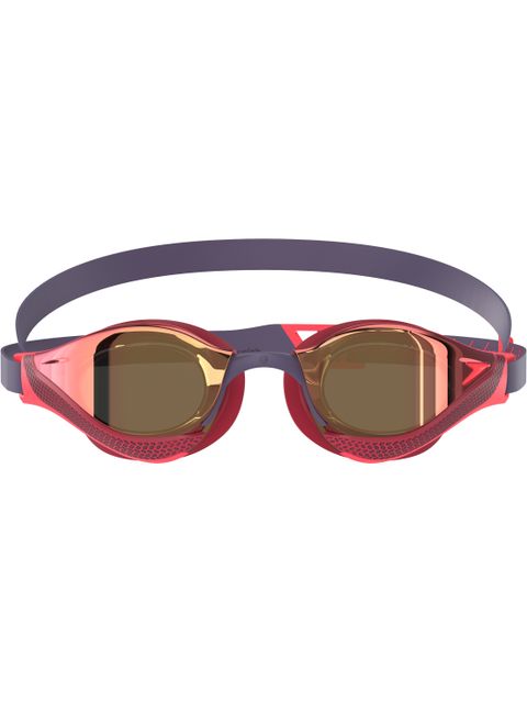 Speedo Fastskin Pure Focus Goggles - Mirror/Autumn Red/Smoke