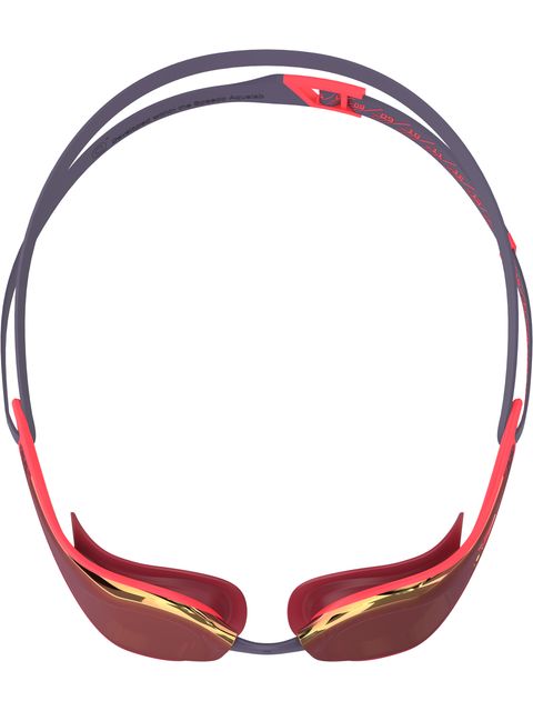 Speedo Fastskin Pure Focus Goggles - Mirror/Autumn Red/Smoke