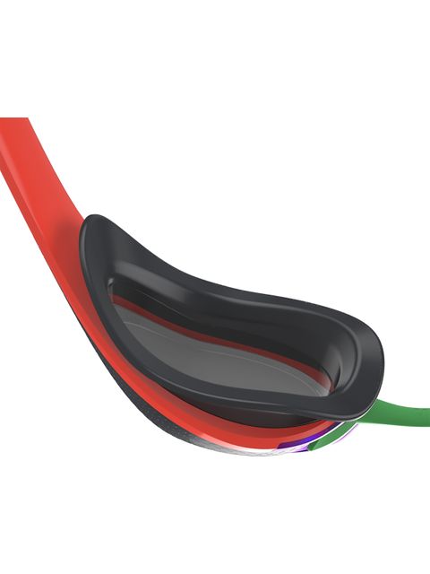 Speedo Fastskin Pure Focus Goggles - Flash Purple Mirror/Cobalt/Green/Purple