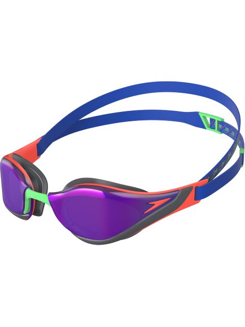 Speedo Fastskin Pure Focus Goggles - Flash Purple Mirror/Cobalt/Green/Purple