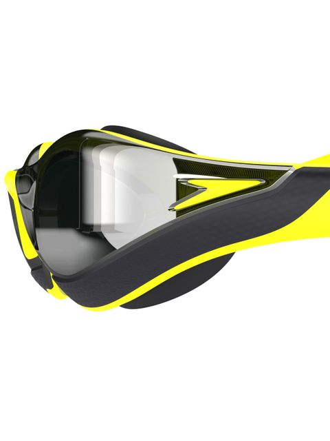 Speedo Fastskin Pure Focus Goggles - Silver Mirror/Hyper Yellow/Smoke