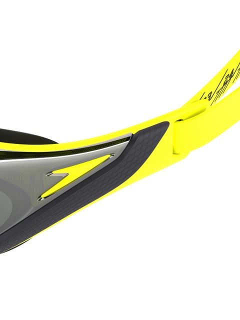 Speedo Fastskin Pure Focus Goggles - Silver Mirror/Hyper Yellow/Smoke