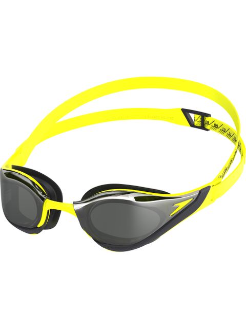 Speedo Fastskin Pure Focus Goggles - Silver Mirror/Hyper Yellow/Smoke