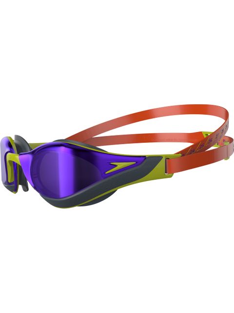 Speedo Fastskin Pure Focus Goggles - Violet Gold Mirror/Atomic Lime/Salso