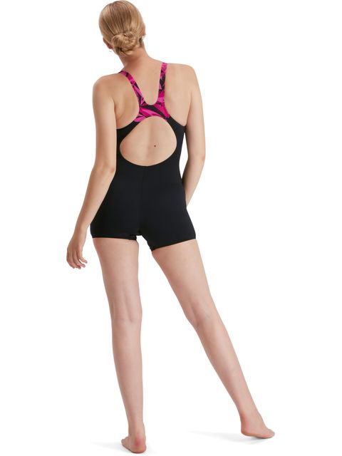 Speedo Splice Legsuit - Hyperboom Electric Pink/Ecstatic Pink