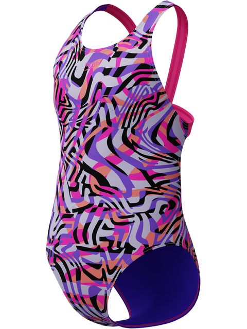 Speedo Digital Leaderback One Piece - Flare Pink