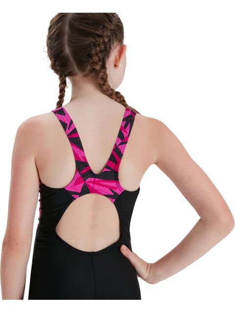 Speedo Splice Legsuit - Hyperboom Electric Pink