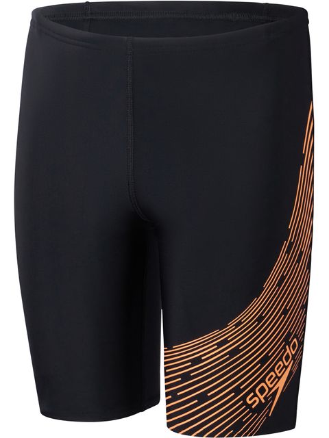 Speedo Medley Logo Jammers - Hyperboom/Black/Nectarine