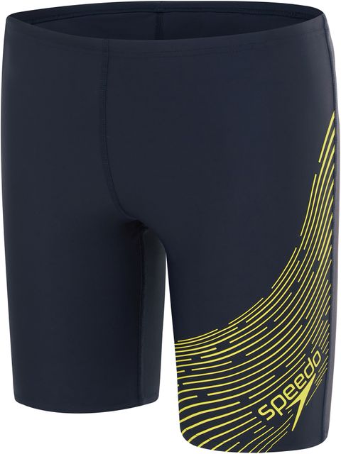 Speedo Medley Logo Jammers - Navy/Lemon