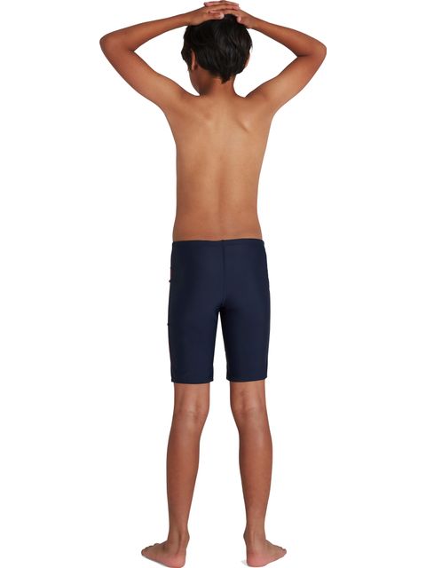 Speedo Tech Placement Jammers - True Navy/Fluro Tangerine