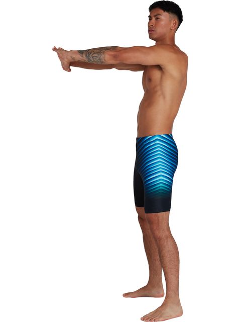 Speedo Placement Jammers - Black/Light Adriatic