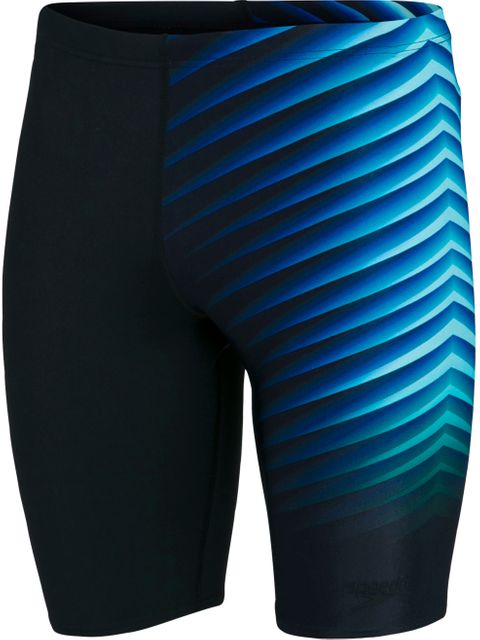 Speedo Placement Jammers - Black/Light Adriatic