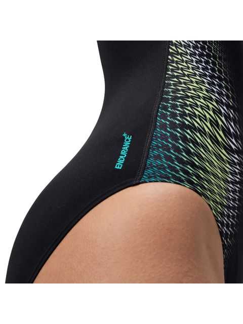 Speedo Tech Panel Hydrasuit One Piece - Turquoise Gem