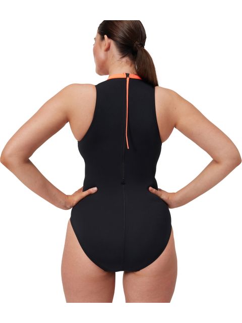 Speedo Hydrasuit One Piece - Plum/Blue/Red