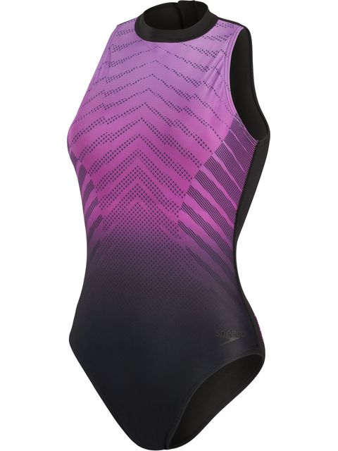 Speedo Hydrasuit - Black/Neon Orchid