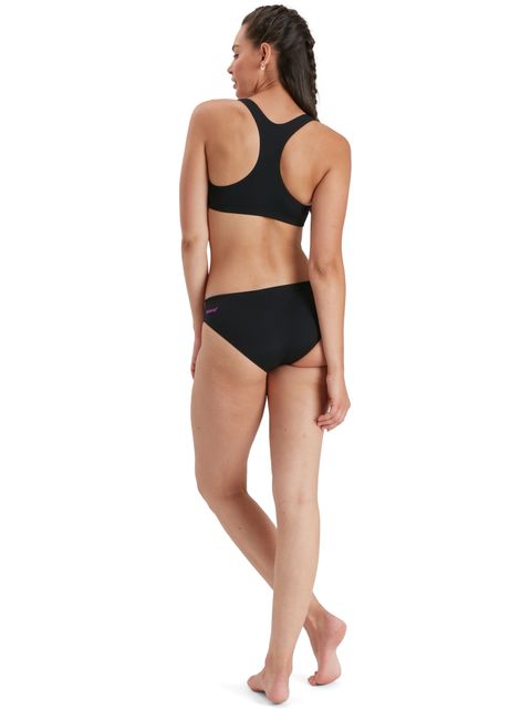 Speedo Placement Sports Bikini - Neon Orchid/Tangerine