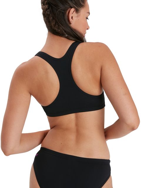 Speedo Placement Sports Bikini - Neon Orchid/Tangerine