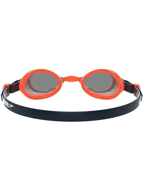 Speedo Jet Junior Goggles - Chrome Mirror/Navy/Volcanic Orange