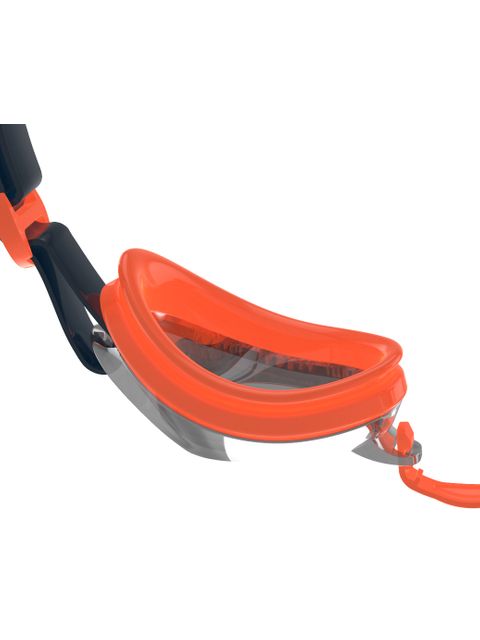 Speedo Jet Junior Goggles - Chrome Mirror/Navy/Volcanic Orange