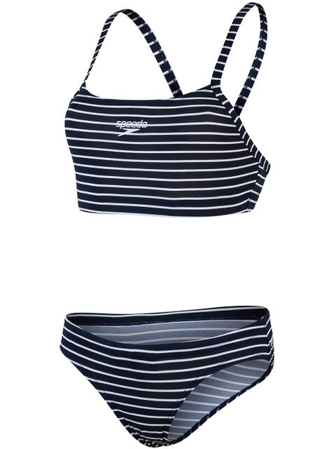Speedo Thinstrap Sports Bikini - True Navy/White