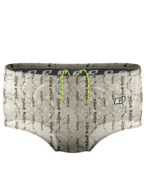 Q Swimwear Bone Daddy Drag Shorts Front