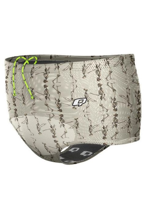 Q Swimwear Bone Daddy Drag Shorts Side 1