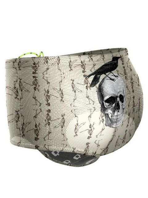 Q Swimwear Bone Daddy Drag Shorts Side 2