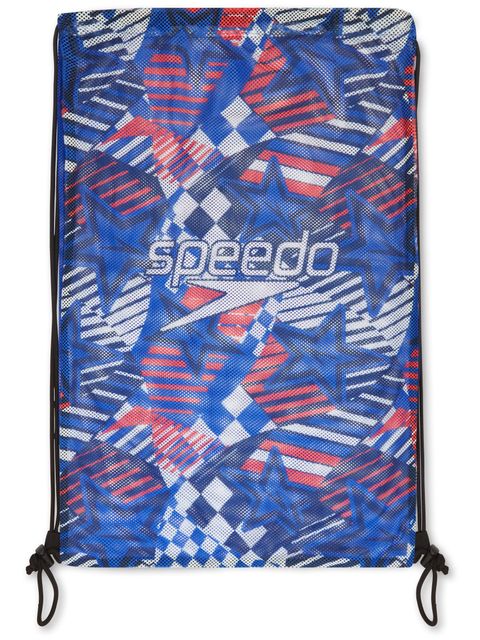Speedo Equipment Mesh Bag - Red/White/Blue