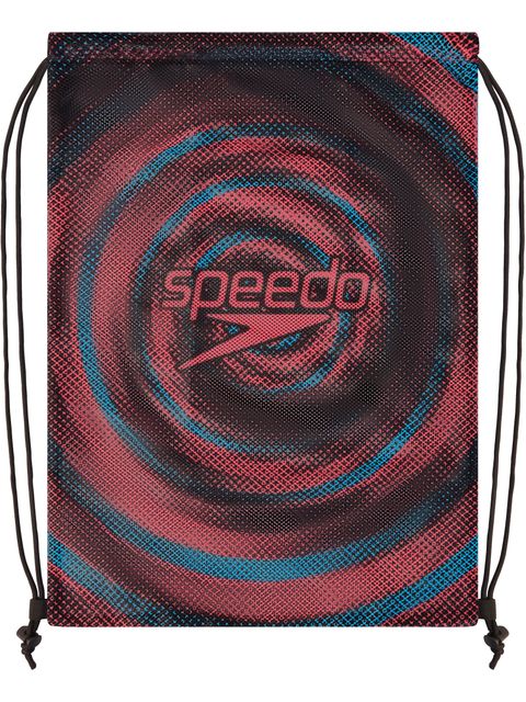 Speedo Equipment Mesh Bag - Black/Blue/Red